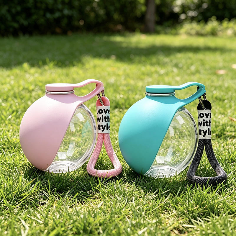 2026 New Dual-Material Pet Water Bottle,Dual Optional Body Materials (Plastic / 304 Stainless Steel) | Full Waterproof & Leak-Proof Design | Durable Drop-Proof Structure