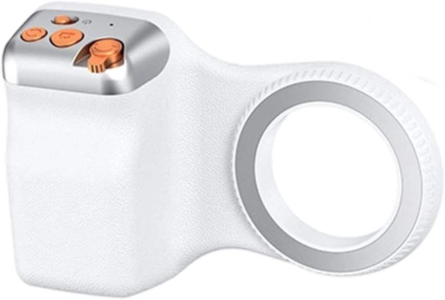 Magnetischer Kamerastabilisator-Griff + Magnetisches Fülllicht-Bundle, Anti-Shake Handheld-Fotogriff mit kabelloser Fernbedienung und Zoomfunktion, 180° drehbares LED-Taschen-Selfie-Ringlicht mit 3 Farben für Handy-Aufnahmen, Vlog, Live-Streams, Make-up