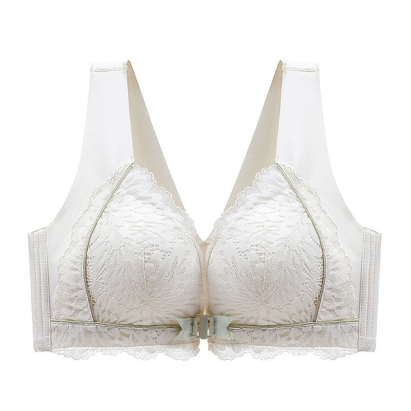 🎅Xmas Sales - 50% OFF🎄Women's Front-Clasp Lace Bra with Lift and Anti-Sagging Design